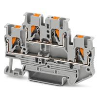 3211480 Phoenix Contact  PTTB 2.5-2BE Series Grey, 0.14 → 4mm², Push In Termination