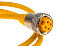 rsm-rkm-40-10m Turck Male 4 way Female 4 way Sensor Actuator Cable, 1 m
