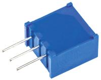 3299w-1-102lf 1kΩ, Through Hole Trimmer Potentiometer 0.5W Top Adjust Bourns, 3299