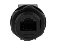 rj45f7rj Amphenol Socapex RJ45F7RJ Series Female RJ45 Connector, Panel Mount Straight