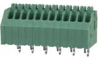 1990106 Phoenix Contact PTSA 0.5/12-2.5-Z Series PCB Terminal Block, 2.5mm Pitch, Through Hole Mount, Solder Termination