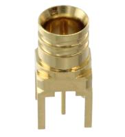 mmcx7-j-p-hf-st-th1 Samtec MMCX7 Series, Jack PCB Mount MMCX Connector, 75Ω, Through Hole Termination, Straight Body