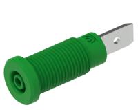 228-2-i-v Electro PJP Green Female Banana Socket, Plug In Termination, 10A, 600V