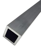 304-7939 Square Aluminium Metal Tube, 1 3/4in ID, 1m L, 2in W, 2in H, 10SWG Thickness