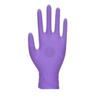 gm0063 Unigloves GM006 Purple Nitrile Work Gloves, Size 8, Nitrile Coating