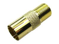 266-2211 RS PRO TV Aerial Connector Female to Female, Cable Mount