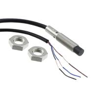 e2b-s08kn04-wp-b2-5m Omron Inductive Threaded Barrel Proximity Sensor, M8, 4 mm Detection, PNP NC, 12 → 24 V dc