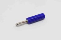 212-1239 RS PRO Blue Male Banana Connectors, Screw Termination, 10A, 50V, Nickel Plating