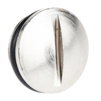 52103105 Lapp Blanking Plug, M12, Nickel Plated Brass, 14mm Diameter, Threaded