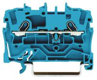2000-1204 WAGO  TOPJOB S, 2000 Series Blue, 1mm², Single-Level, Push-In Cage Clamp Termination, ATEX, IECEx