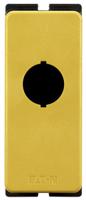 197231-m22-fiy1 Eaton Yellow M22 Push Button Enclosure - 1 Hole 22mm Diameter