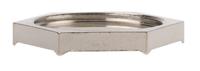 52103250 Lapp Silver Nickel Plated Brass Cable Gland Locknut, PG21 Thread