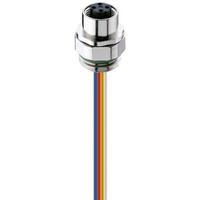 68836 Lumberg Automation Connector, 4 Contacts, Front, M12 Connector, Socket, Female, IP65, IP67, 0986 EFC Series
