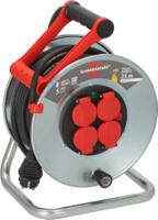 1207921 brennenstuhl 25m 4 Socket Type E - French Extension Reel, 230 V, IP44