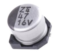 uwx1c470mcl1gb Nichicon 47μF Aluminium Electrolytic Capacitor 16V dc, Surface Mount - UWX1C470MCL1GB