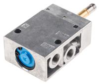 mfh-3-18 Festo 3/2 Pneumatic Solenoid Valve - Solenoid/Spring G 1/8 MFH Series 12 → 48V dc, 24 → 240V ac, 7802