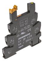 st3flc4 TE Connectivity 5 Pin 24V dc DIN Rail Relay Socket, for use with SNR Series