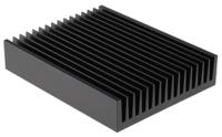 234-2463 RS PRO Heatsink, Universal Rectangular Alu, 0.55K/W, 200 x 160 x 40mm