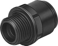 cq-12-12 Festo CQ Series Straight Tube-to-Tube Adaptor, Push In 12 mm to Push In 12 mm, Tube-to-Tube Connection Style, 177683