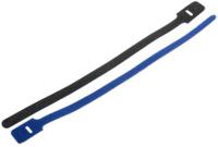 179-7176 RS PRO Cable Tie, Hook and Loop, 325mm x 25 mm, Blue Nylon, Pk-10