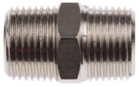 0900-00-17 Legris LF3000 Series Straight Threaded Adaptor, R 3/8 Male to R 3/8 Male, Threaded Connection Style