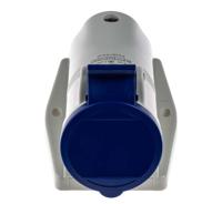 5131653 Scame IP44 Blue Wall Mount 2P + E Right Angle Industrial Power Socket, Rated At 16A, 230 V
