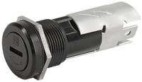 00312205 Schurter 16A Panel Mount Fuse Holder for 5 x 20mm Fuse, 1P, 250V ac