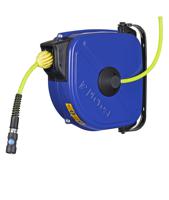drfb-1012is PREVOST Wall Mounted 12m Air Hose Reel, 10mm Inner Diameter, 14mm Outer Diameter, 800L/min Flow Rate