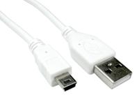 182-8862 RS PRO USB 2.0, Male USB A to Male Mini USB B, 1.8m