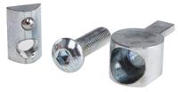 767-5676 RS PRO Universal Connector, Connecting Component, Strut Profile 40 mm, Groove Size 8mm