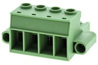 1967472 Phoenix Contact, 10.16mm Pitch, PC 16/ 4-STF-10.16, 4 Way, Right Angle, Pluggable Terminal Block, Plug, Panel Mount,