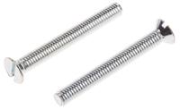 908-7374 RS PRO Slot M3 Countersunk Steel Machine Screws DIN 963 x 25.0mm