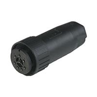 932842100-cm-06-ea-20-7-s Hirschmann, CM, Silver 8 Way Cable Mount MIL Spec Circular Connector PlugBlack, Socket Contacts,Shell Size 20, Screw