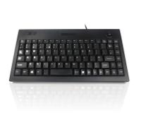 kybac5005-ps2blk Ceratech KYBAC5005-PS2BlK Wired PS/2 Compact Keyboard, QWERTY (UK), Black