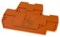 870-519 WAGO 870 Series End and Intermediate Plate for Use with 870 Series Double Level Terminal Blocks