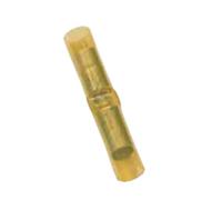 c100-51413 MECATRACTION, 51000 Butt Splice Connector, Yellow, Insulated, Tin 10 → 14 AWG
