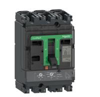 c10v3tm100 Schneider Electric, ComPacT MCCB 3P 100A, Fixed Mount