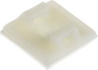 865-9701 RS PRO Self Adhesive Natural Cable Tie Mount 19 mm x 19mm, 4.1mm Max. Cable Tie Width