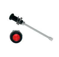 rhd-1890-f9pzr67pr RHD-1890-F9PZR67PR Bivar, Panel Mount Vertical LED Light Pipe, Red Round Lens
