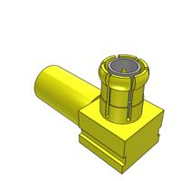 mcx-p-c-h-ra-ca1 Samtec MCX Series, Plug PCB Mount MCX Connector, 50Ω, Solder Termination, Right Angle Body