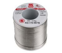 179-6676 RS PRO Wire, 0.5mm Lead solder, 183°C Melting Point