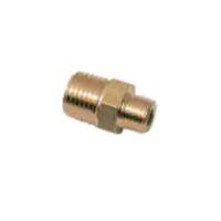 0121-14-13 Legris Brass Pipe Fitting, Straight Push Fit Compression Olive, Male 1/4in to Male BSPT 1/4in