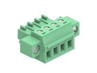 395145004 Molex, 3.81mm Pitch, 39514, 4 Way, Horizontal, Pluggable Terminal Block, Plug,