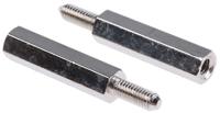 htsb-m3-20-5-2 Essentra Standoff, M3 Thread, 20mm Body, Brass, Male/Female