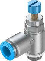 grla-14-qs-10-rs-d Festo GRLA Series Tube Exhaust Valve, 10mm Tube Inlet Port x G 1/4 Outlet Port, 534340