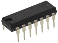 sn74ac14n Texas Instruments SN74AC14N Hex Schmitt Trigger CMOS Inverter, 14-Pin PDIP