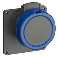2cma101291r1000-216eru6w Amphenol Industrial, Easy & Safe IP67 Blue Panel Mount 2P + E Industrial Power Socket, Rated At 16A, 230 V