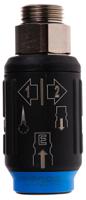 9401e07-21 Legris Reinforced Polymer Male Pneumatic Quick Connect Coupling, G 1/2 Male Threaded