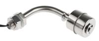 762-1039 RS PRO Horizontal Stainless Steel Float Switch, Float, 300mm Cable, NO, 250V ac Max, 200V dc Max