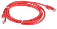 411-217 RS PRO, 2m Cat6, Red RJ45 to Male RJ45 Male, S/FTP Shielded, Terminated PVC Sheath